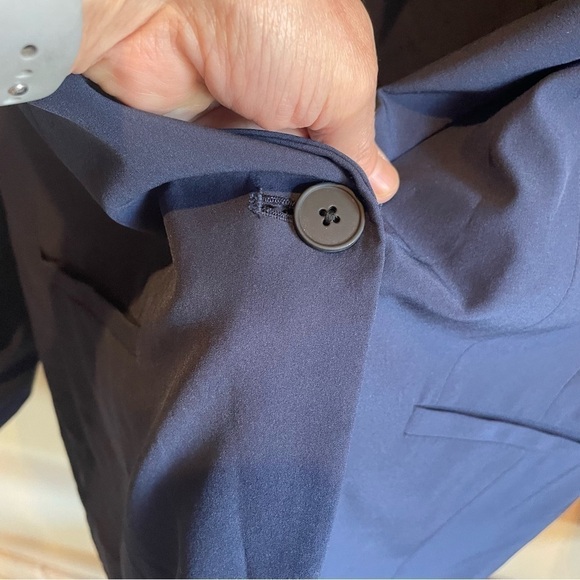 Banana Republic Long & Lean Blazer Blue Women's size 8 NWT - Picture 7 of 8